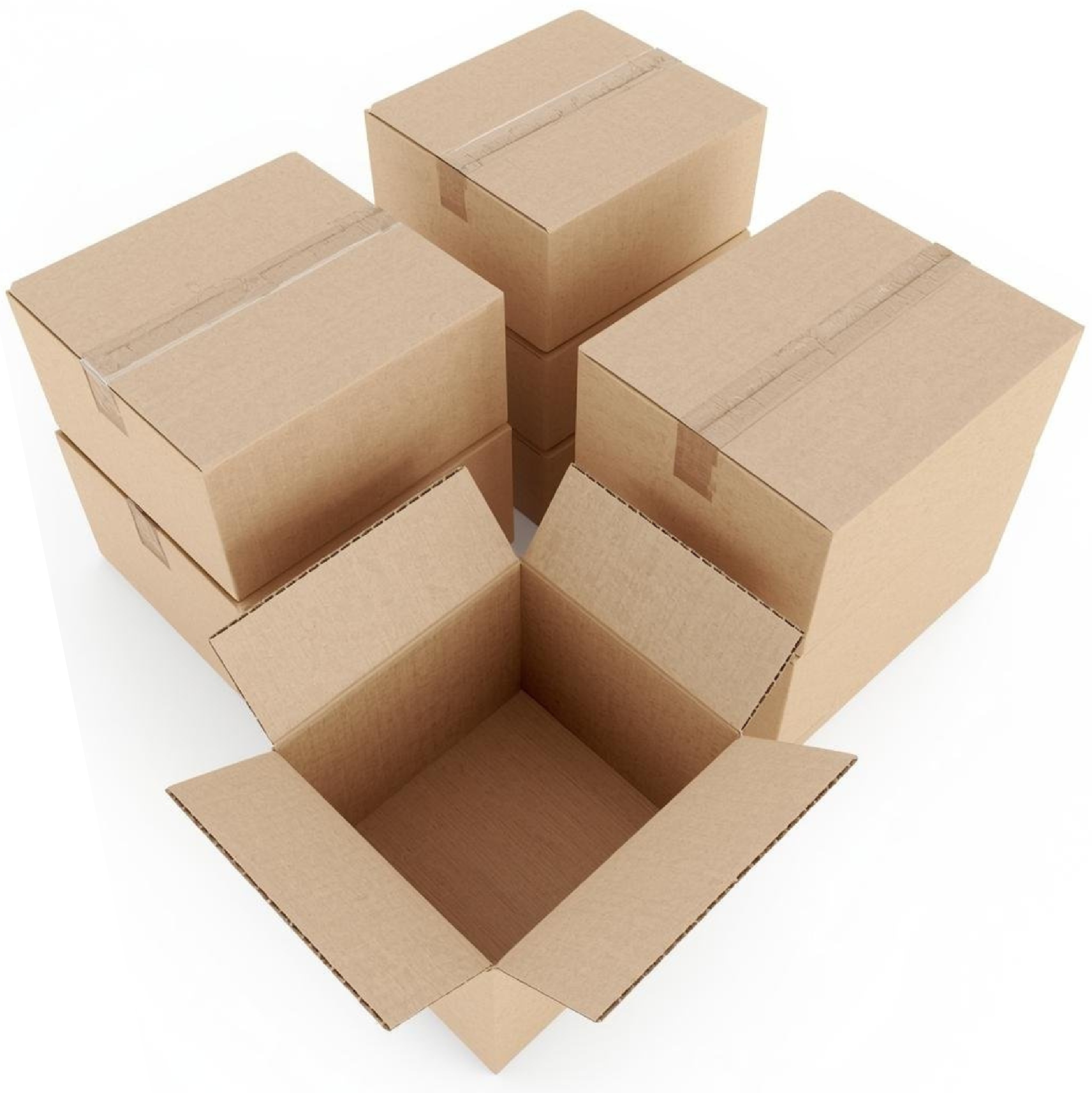 Cajas regulares de cartón corrugado fabricadas en Tlaxcala por Empaques RAVASA